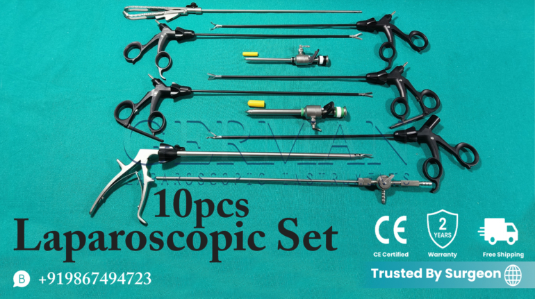 German-Quality Laparoscopic Graspers, Needle Holder, Storz-Type Trocar Cannula & Clip Applicator – CE Certified, Reusable Surgical Instruments | Mumbai Manufacturer