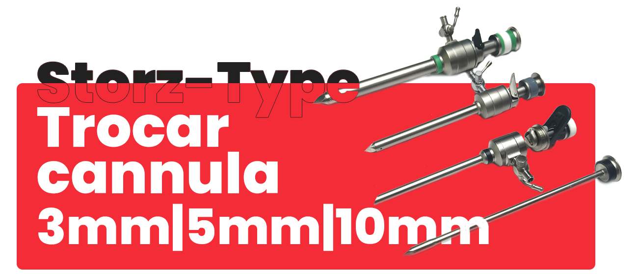storz -type trocar cannula german laparoscopic instruments